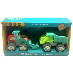 Camión de Ciudad: Set de volquete y cargadora
