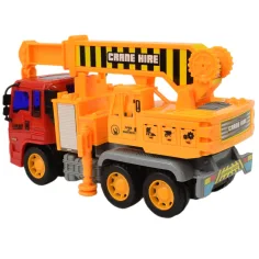 imagen de Camión de construcción: Camión grúa con diseño de rueda de impulso de 19 cm 6