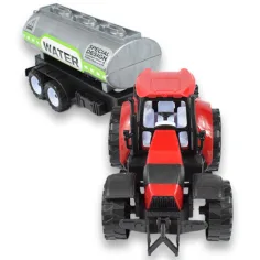 imagen de Camión de granjero: Tractor con tanque de agua en dos versiones de 41 cm 3