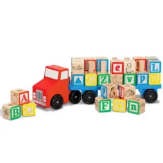 imagen de Camión de madera transportador de letras - Melissa & Doug 2