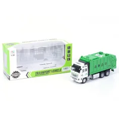 Camión de recogida de basura selectiva con luz y sonido 1/38