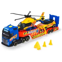 imagen de Camión de rescate con helicóptero y coche - Dickie Toys 3