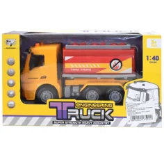 Camión de transporte de material peligroso 17cm