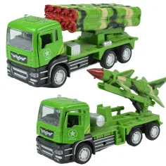 Camión militar: Camión militar de retroceso con cohete en dos versiones 14cm