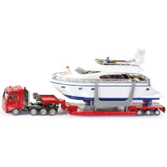 Camión SIKU MAN con remolque de yate 1/87