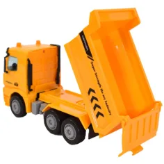imagen de Camión volquete color amarillo 17cm 2