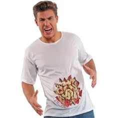 Camiseta aterradora con lentejuelas