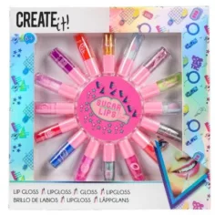 Canenco: Create It! Mini brillo labial set de 16 piezas