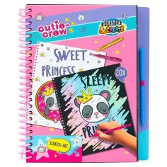 Canenco: Cutie Crew libro de rascar de 20 páginas