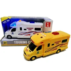 Caravana con rueda de manivela y sonido de 19 cm en dos versiones