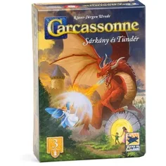 Carcassonne: Dragón y hada expansión de juego de mesa - Piatnik