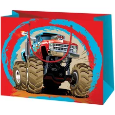 Cardex: Bolsa de regalo grande de Monster Truck 26,7x13,7x33cm