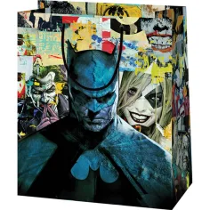 Cardex: Bolsa de regalo grande exclusiva de Batman 26x13x33cm