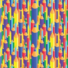 Cardex: Papel de regalo de lápices de colores 100x70cm