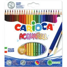 Carioca: Set de lápices de colores acuarelables de 24 unidades