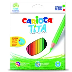 Carioca: Tita lápiz de colores de 24 unidades