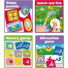 imagen de Carotina baby: Colección de juegos de desarrollo de habilidades para los más pequeños con 10 juegos diferentes - Lisciani 4