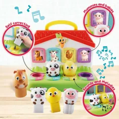 imagen de Carotina Baby: Juego educativo de encaje de animales de granja - Lisciani 3