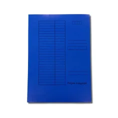 Carpeta de solapa azul A/4 230g