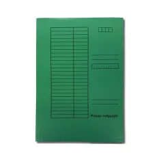 Carpeta verde con solapa A/4 230g