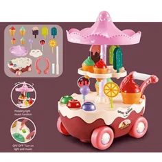 imagen de Carrito de helados rodante con luz y sonido 2