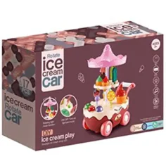 Carrito de helados rodante con luz y sonido