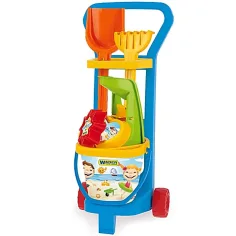 Carro de arrastre con set de juguetes de arena - Wader