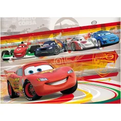 imagen de Cars 2 en 1 puzzle y libro para colorear de 60 piezas 50x35cm - Lisciani 2