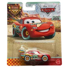 Cars Rayo McQueen con ruedas azules cochecito 1/55 – Mattel