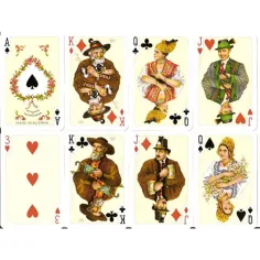 imagen de Carta de rummy de lujo - Folklore 2x55 cartas - Piatnik 2