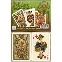 Carta de rummy de lujo - Folklore 2x55 cartas - Piatnik