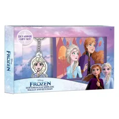Cartera de Frozen con llavero paquete de regalo