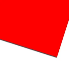 Cartón decorativo de color rojo 50x70cm