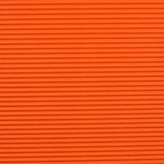 Cartón ondulado decorativo 3D naranja B2 50x70cm 1ud