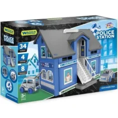Casa de Juego: Gran set de policía con vehículos - Wader