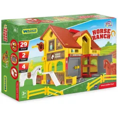 Casa de Juegos: Set de Establo con Caballos - Wader