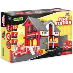 Casa de Juegos: Set de Juguete de Bomberos con Vehículos - Wader