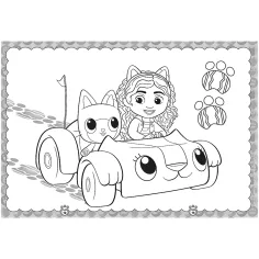 imagen de Casa de muñecas de Gabi: Libro para colorear de Gabi y Pandi Mancs - Trefl 3