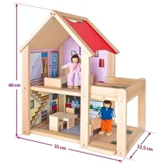 imagen de Casa de muñecas de madera - Eichhorn 2