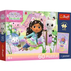 Casa de muñecas Gabi 60 piezas premium plus kids con póster - Trefl