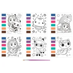 imagen de Casa de muñecas Gabi – ¡Pinta con agua! Set de pintura creativa de 6 páginas con pincel 2