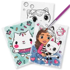 imagen de Casa de muñecas Gabi – ¡Pinta con agua! Set de pintura creativa de 6 páginas con pincel 3