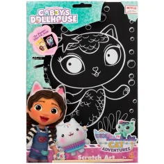 Casa de muñecas Gabi: Set de póster para crear rasguños de imágenes de 2 piezas