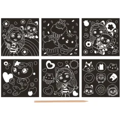 imagen de Casa de muñecas Gabi: Set de rascar 6 hojas 2