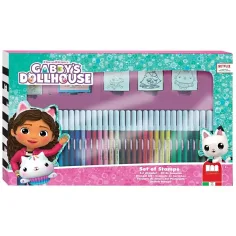 Casa de muñecas Gabi set de sellos de 36 piezas con rotuladores - Multiprint