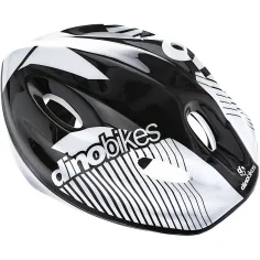 Casco negro-blanco