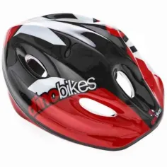 Casco negro-rojo