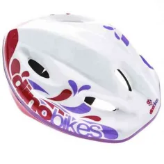 Casco rosa-blanco