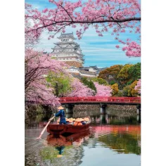 imagen de Castillo de Himeji en primavera puzzle de 1000 piezas HQC - Clementoni 2