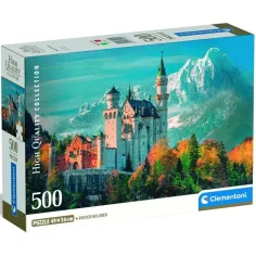 Castillo de Neuschwanstein, Alemania rompecabezas de 500 piezas - Clementoni